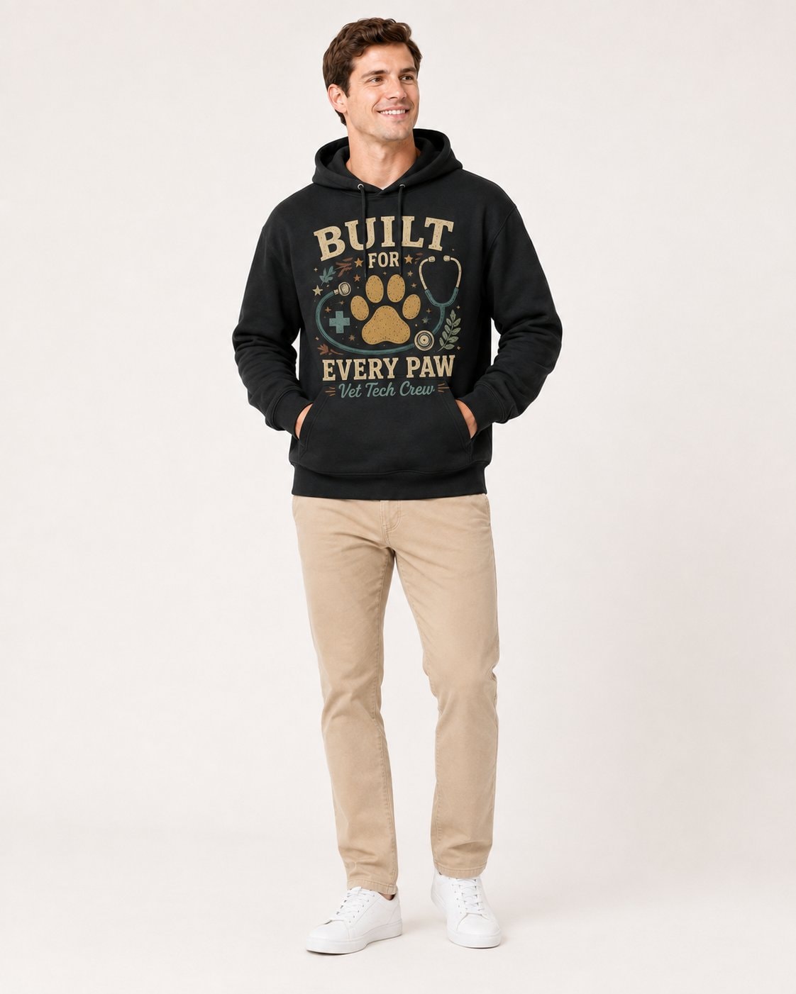 Built for Every Paw Vet Tech Men's Hoodie